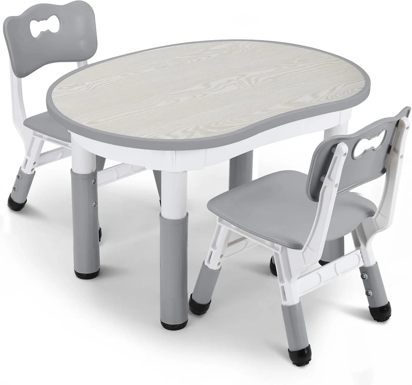 TLGREEN Kindertisch Höhenverstellbar Maltisch Kinder Tisch Stuhl Set - Bild 2
