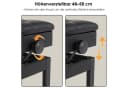 TLGREEN Klavierbank Höhenverstellbar 48-58CM Schwarz Bild 1