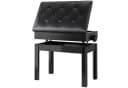 TLGREEN Klavierbank Höhenverstellbar 48-58CM Schwarz Bild 2