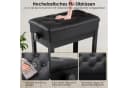 TLGREEN Klavierbank Höhenverstellbar 48-58CM Schwarz Bild 4
