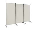 COSTWAY Paravent 3-teilig Beige Bild 2