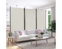 COSTWAY Paravent 3-teilig Beige Bild 4