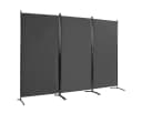 COSTWAY Paravent 3-teilig Grau 260 x 183 cm Bild 2