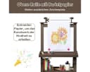 COSTWAY Kinder Staffelei Doppelseitig mit Magneten & 2 Boxen Bild 5
