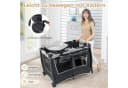 COSTWAY Baby-Reisebett Faltbar mit Spielbügel & Musikbox Bild 4