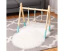 COSTWAY Baby Gym Spielbogen Grün Klappbar Holz Bild 1