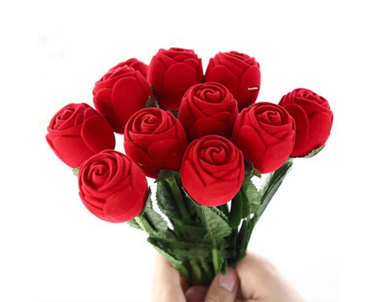 Order & Smile Schmuck Geschenkbox Ring-Etui Rose - Bild 5