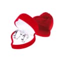 Order & Smile Schmuck Geschenkbox Herz mit Rose Etui für Trauringe Bild 1