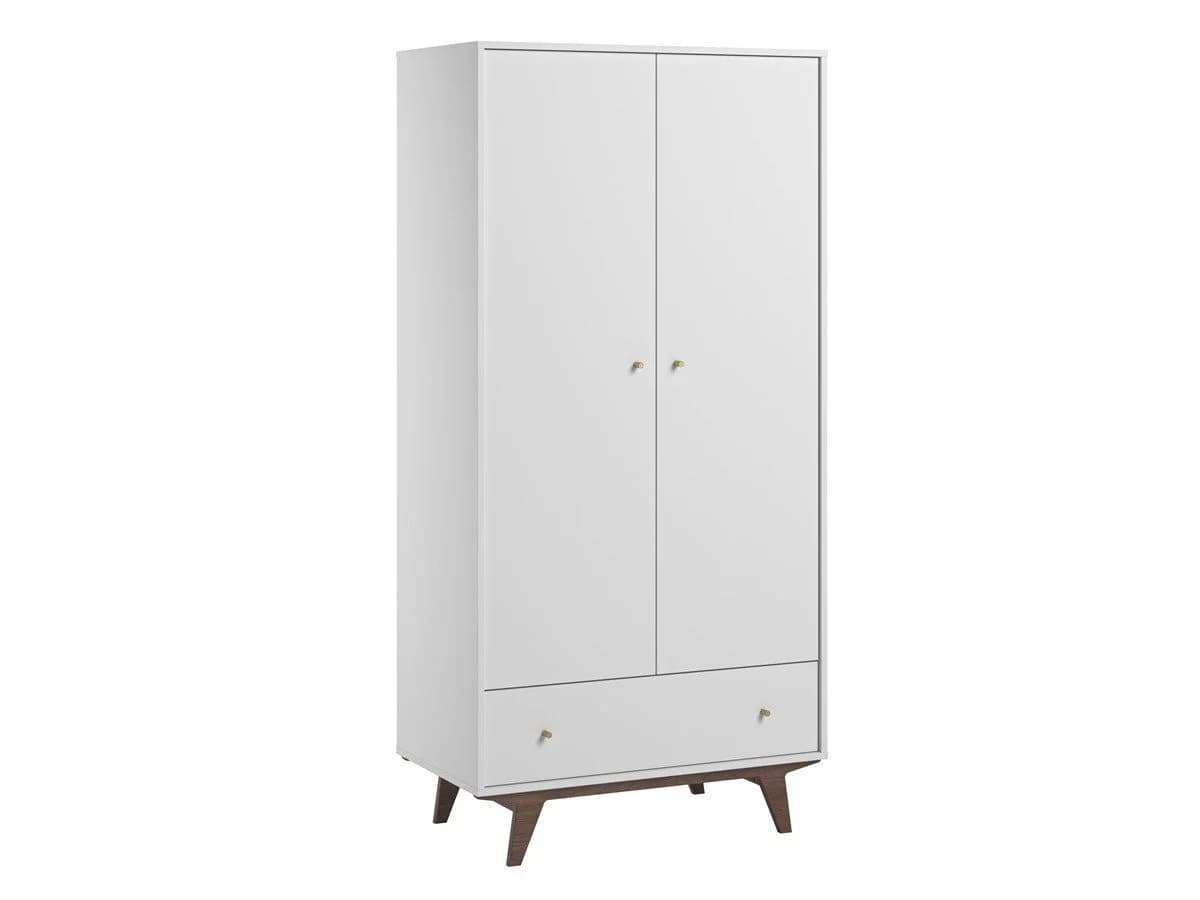 QMM TraumMöbel Babyzimmer-Komplettset Maddy 4-tlg. Weiß-Walnuss - Bild 4