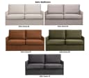 QMM TraumMöbel Schrankbett GN 140x200 congo mit LED & Sofa Bild 4