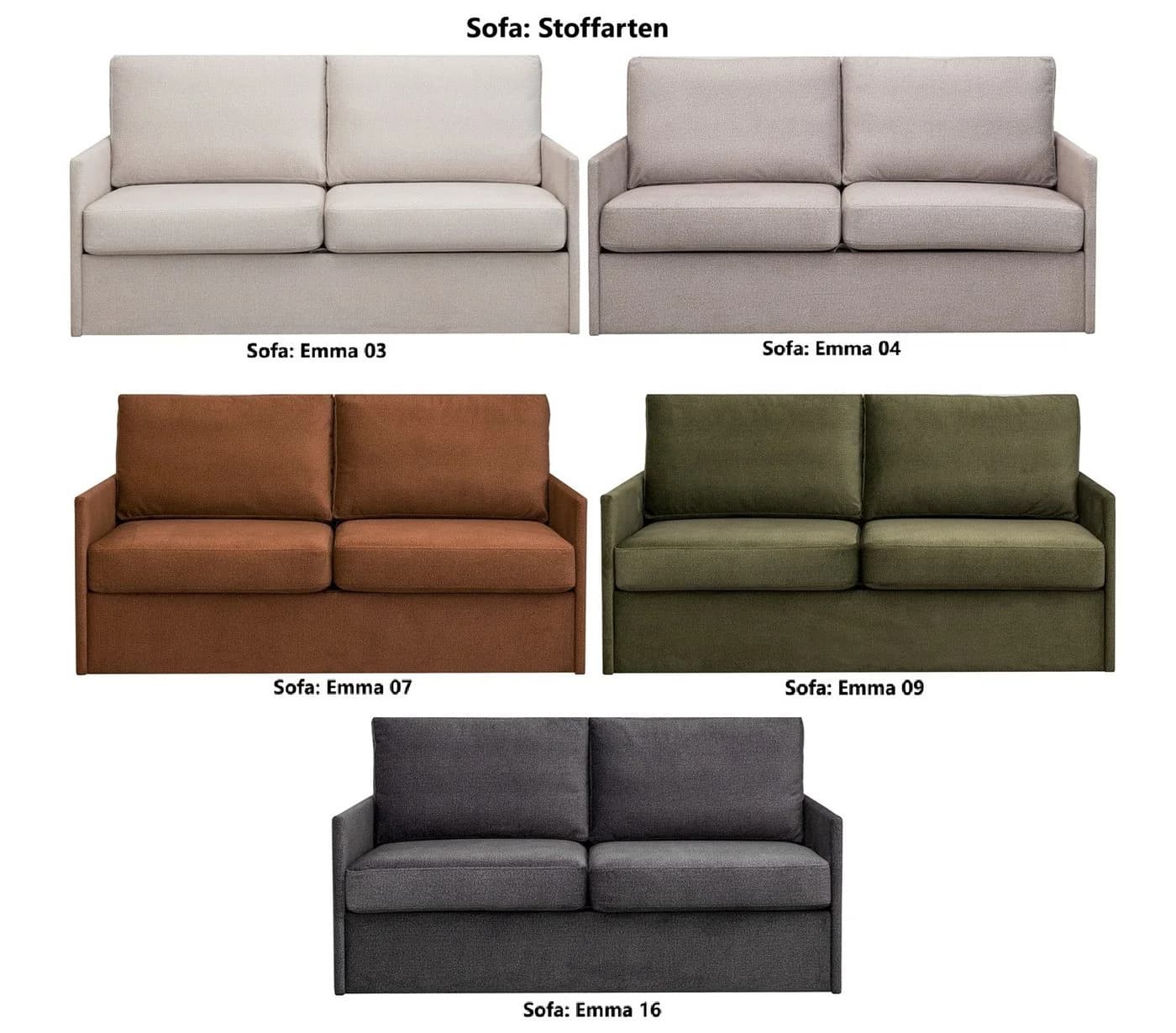 QMM TraumMöbel Schrankbett GN 140x200 congo mit LED & Sofa - Bild 4