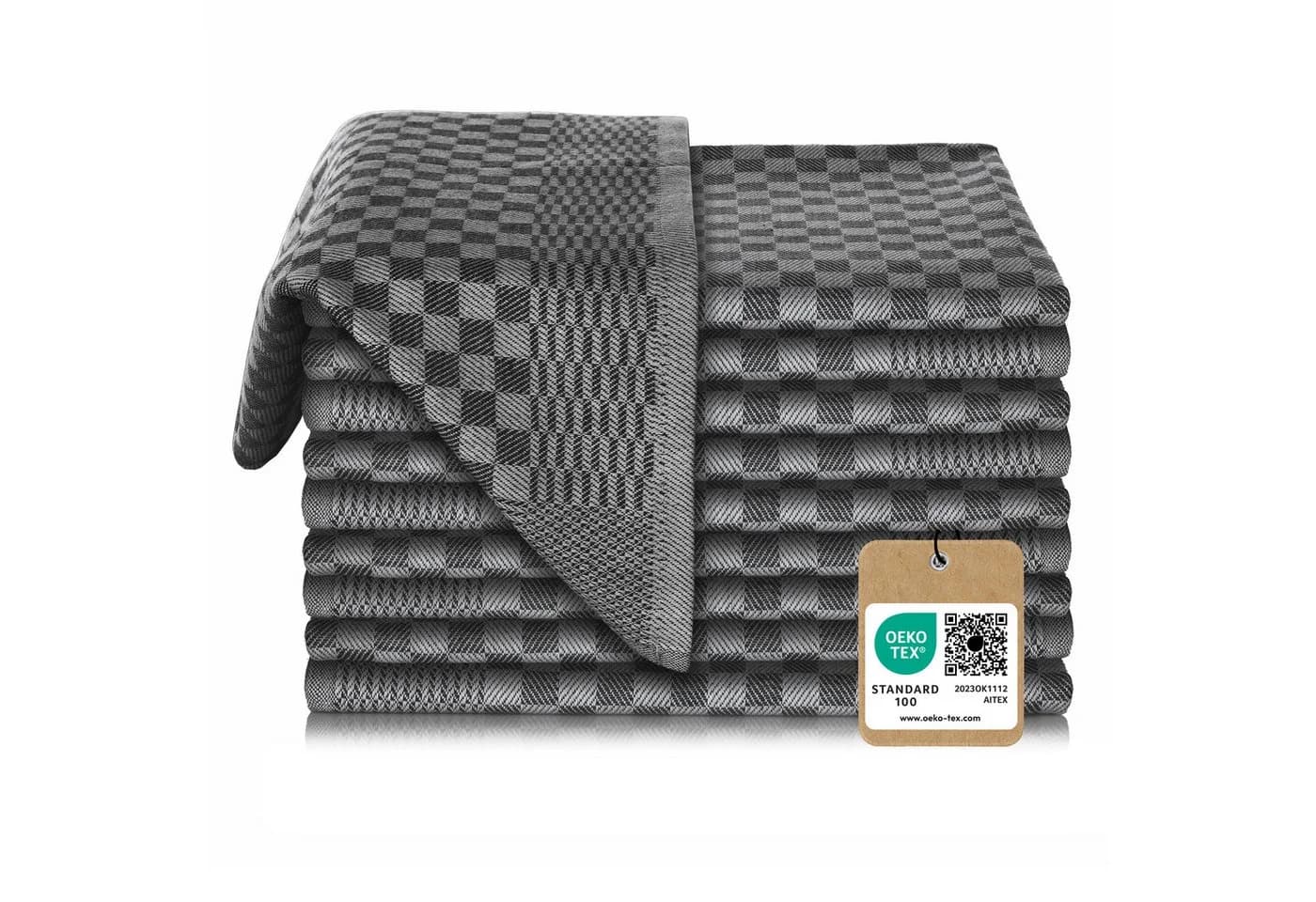 Vaily Geschirrtuch Premium 10er Pack 100% Baumwolle - Bild 2