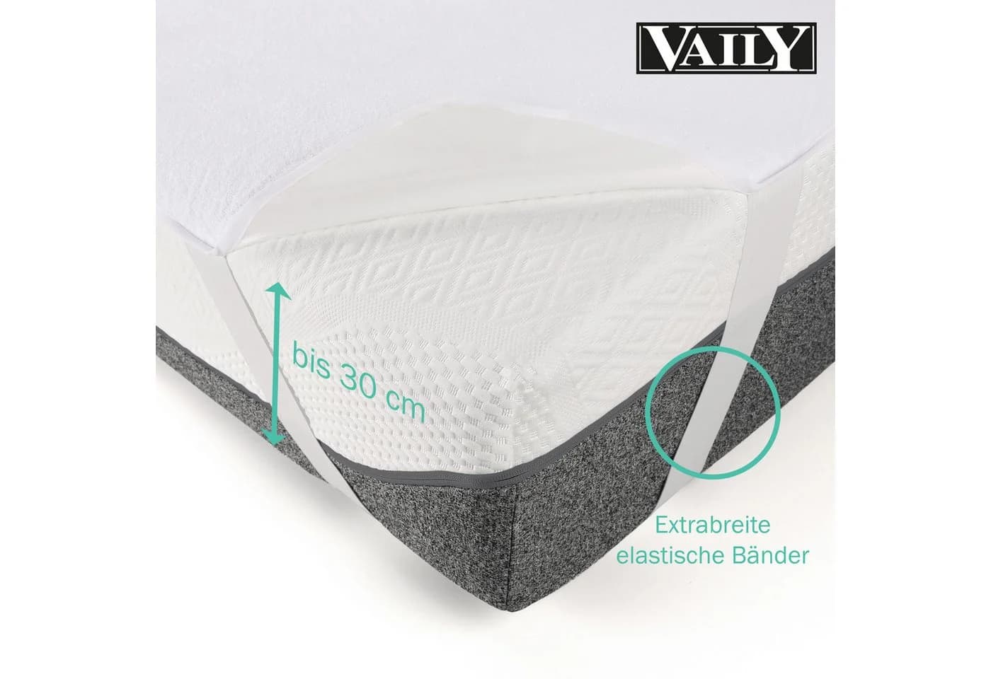 Vaily Matratzenschoner Wasserdicht Waschbar