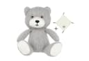 Nordstern Kuscheltier mit Schmusetuch Set - Babygeschenk in Strickoptik Grau Bild 1