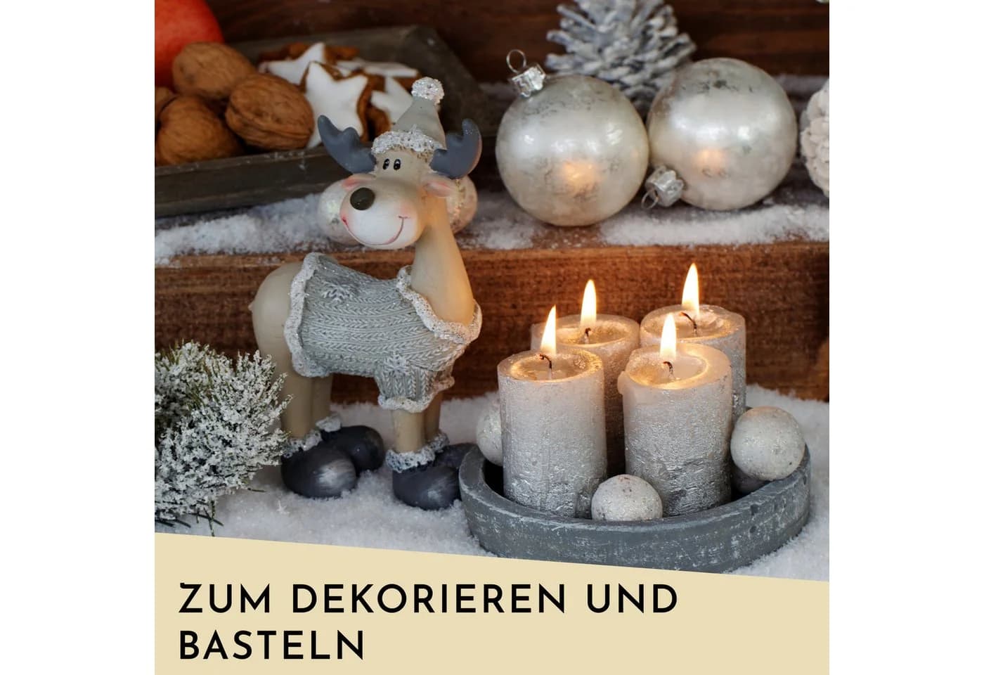 Nordstern Streudeko Kunstschnee Dekoschnee 1000 ml - Bild 3