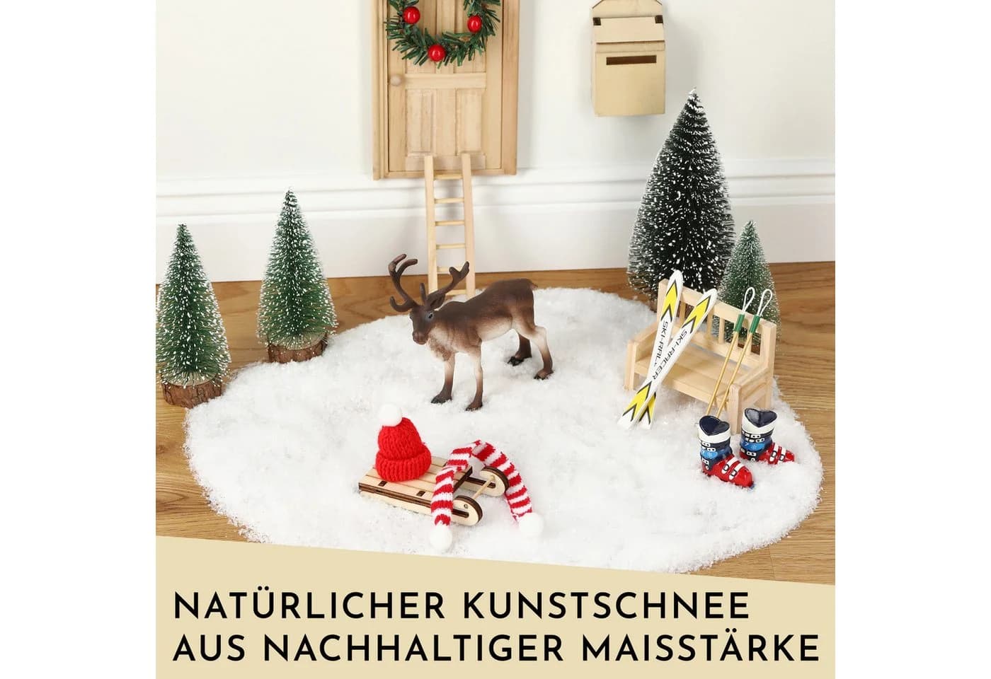 Nordstern Streudeko Kunstschnee Dekoschnee 1000 ml - Bild 5