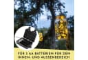 Nordstern LED-Lichterkette WarmWeiß 24-1200 LED Weihnachtsdeko Innen & Außen Batteriebetrieben Bild 3