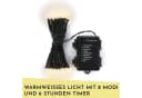 Nordstern LED-Lichterkette WarmWeiß 48 LED - 3,5 m für Weihnachtsbaum Bild 1
