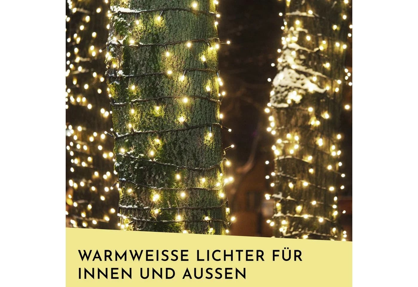 Nordstern LED-Lichterkette Warmweiß 240 LED 18m Weihnachtsbaum - Bild 3