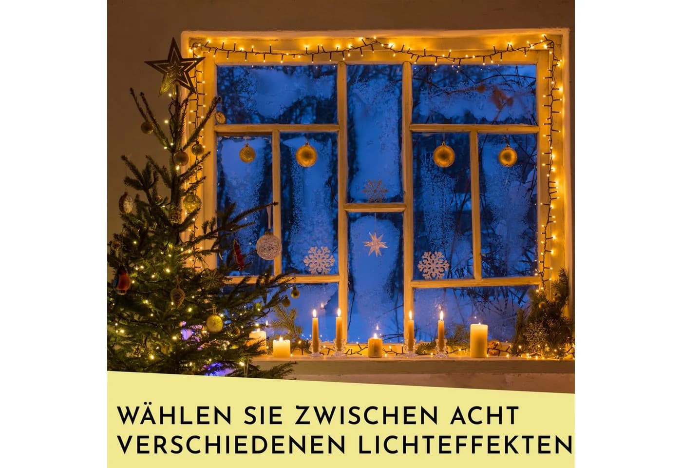 Nordstern LED-Lichterkette WarmWeiß 1200 LEDs 24 m - Bild 4