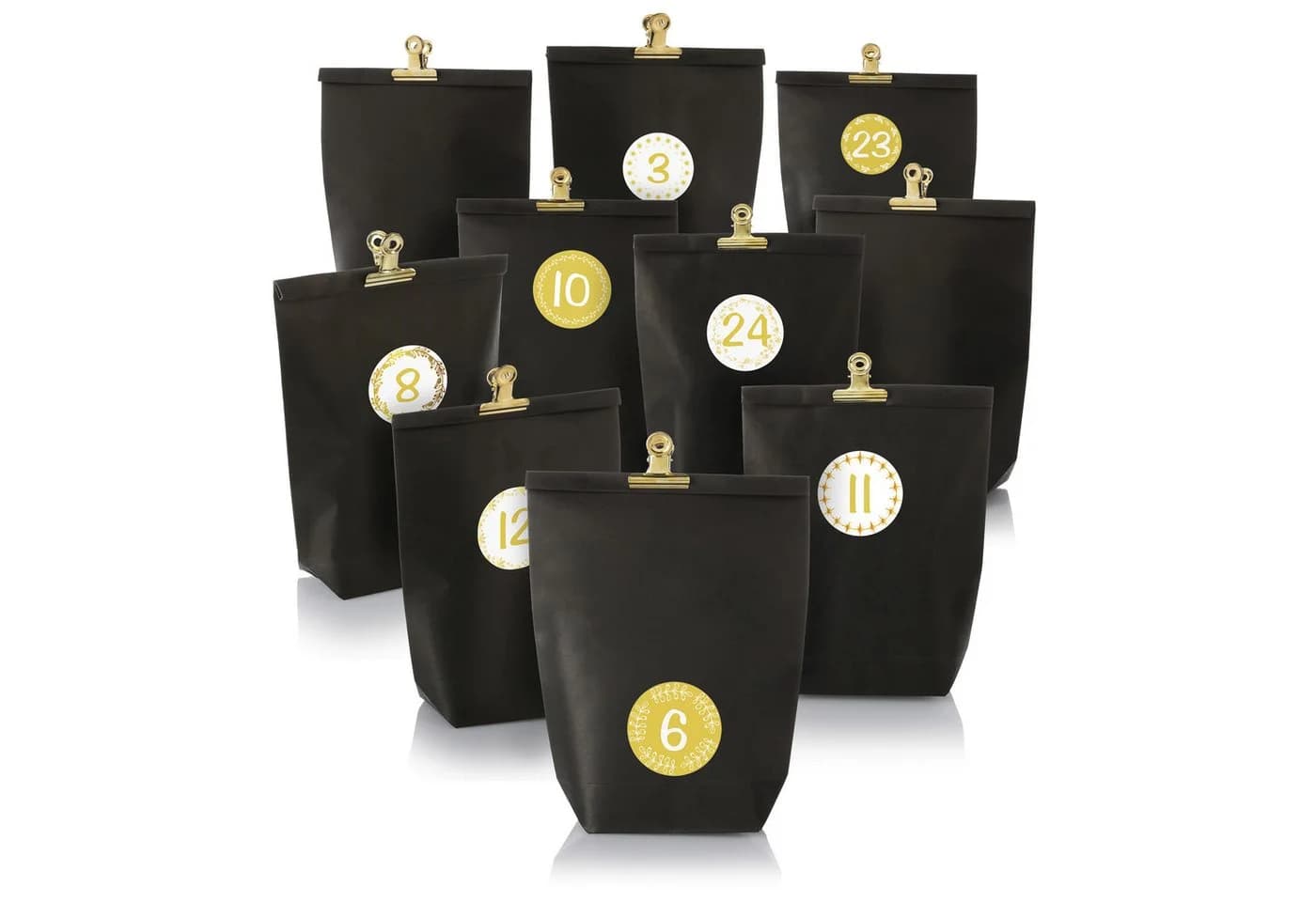 Moderner Adventskalender aus Kraftpapier - Bild 2