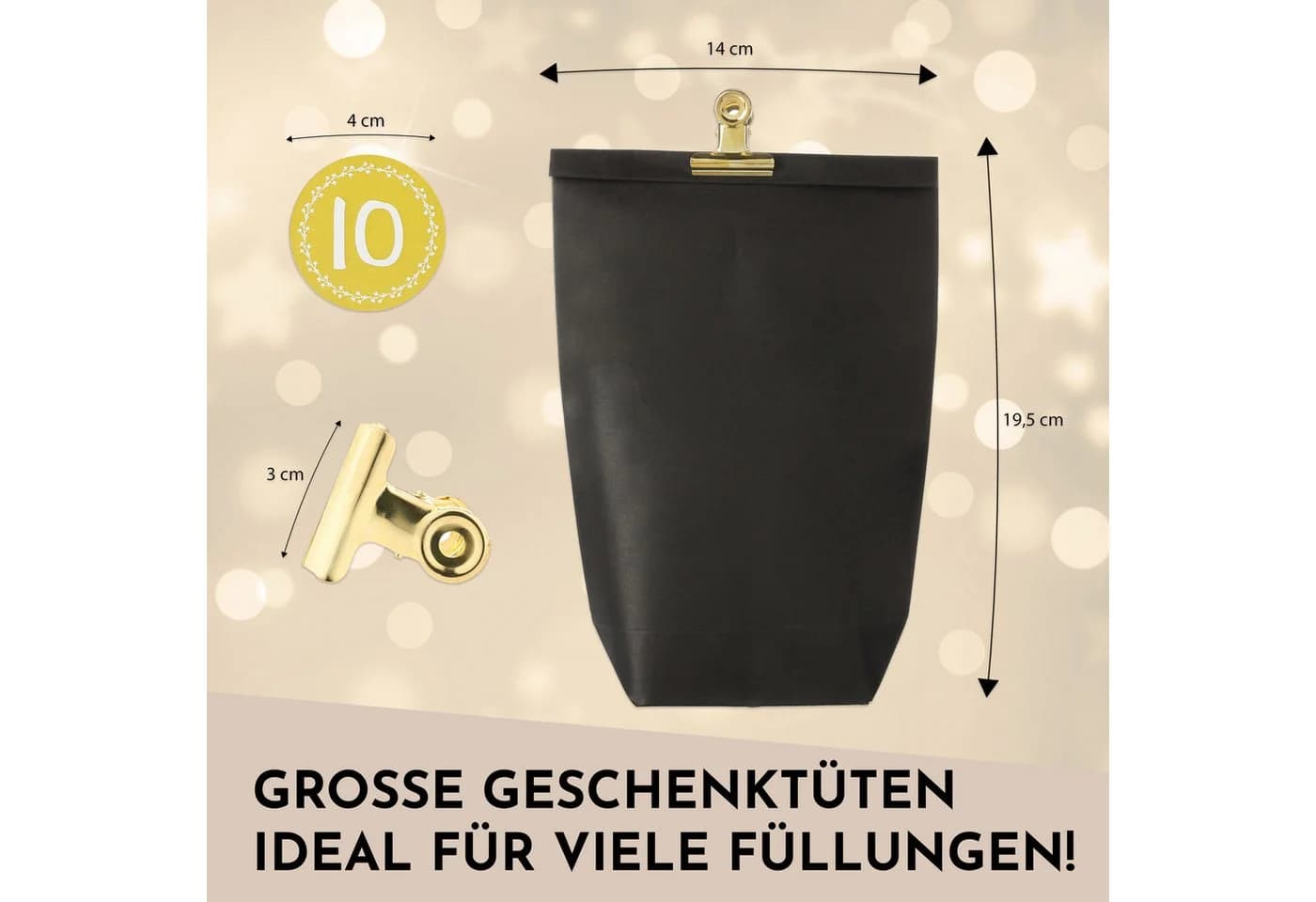 Moderner Adventskalender aus Kraftpapier - Bild 5