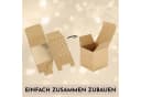 Nordstern Adventskalender 24 Goldene Geschenkboxen DIY Bild 3