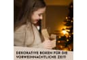 Nordstern Adventskalender 24 Goldene Geschenkboxen DIY Bild 4
