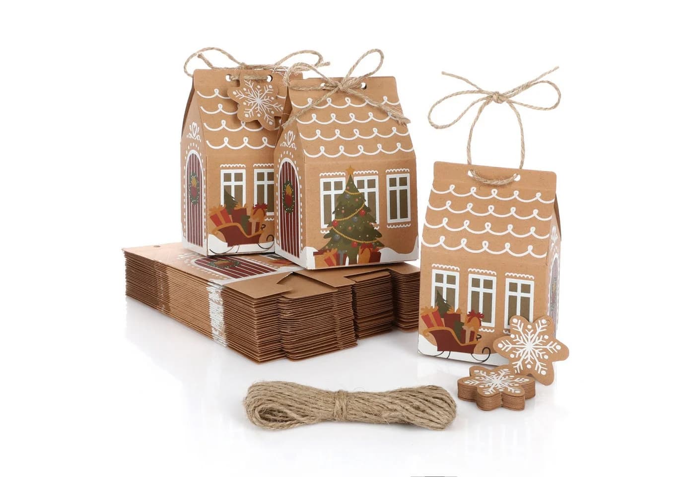 Nordstern befüllbarer Adventskalender 25er Pack, Weihnachtsschachteln für kleine Geschenke - Bild 2