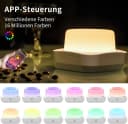 Diyarts LED Nachtlicht Farbwechsel App-Steuerung USB-Aufladbar Bild 1