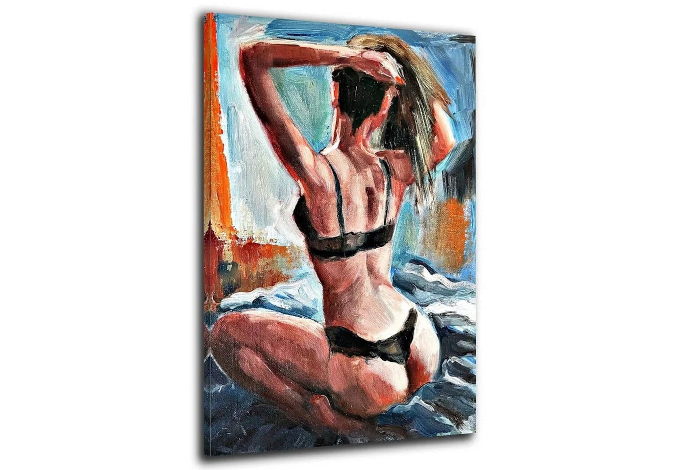 Artedinoi Leinwandbild Frau in Rückenansicht XL Kunstdruck - Bild 2