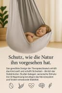 Kronenberg Tuchschaukel Ganzkörpersocke Grau Sensorische Therapieschaukel Bild 3