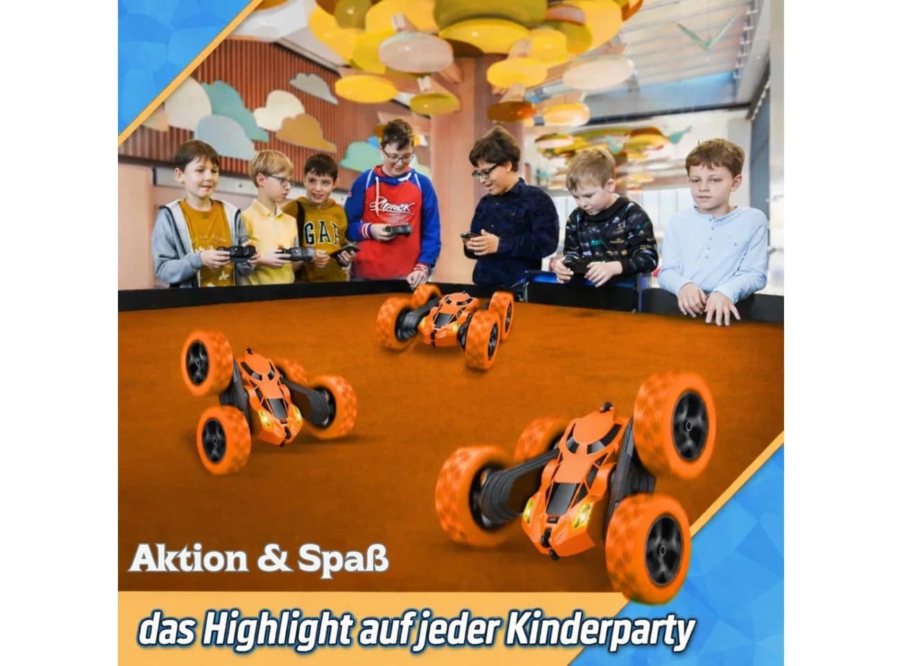 Diyarts RC-Auto Stuntauto 360°-Action LED-Lichter 60 Min. Spielspaß - Bild 3