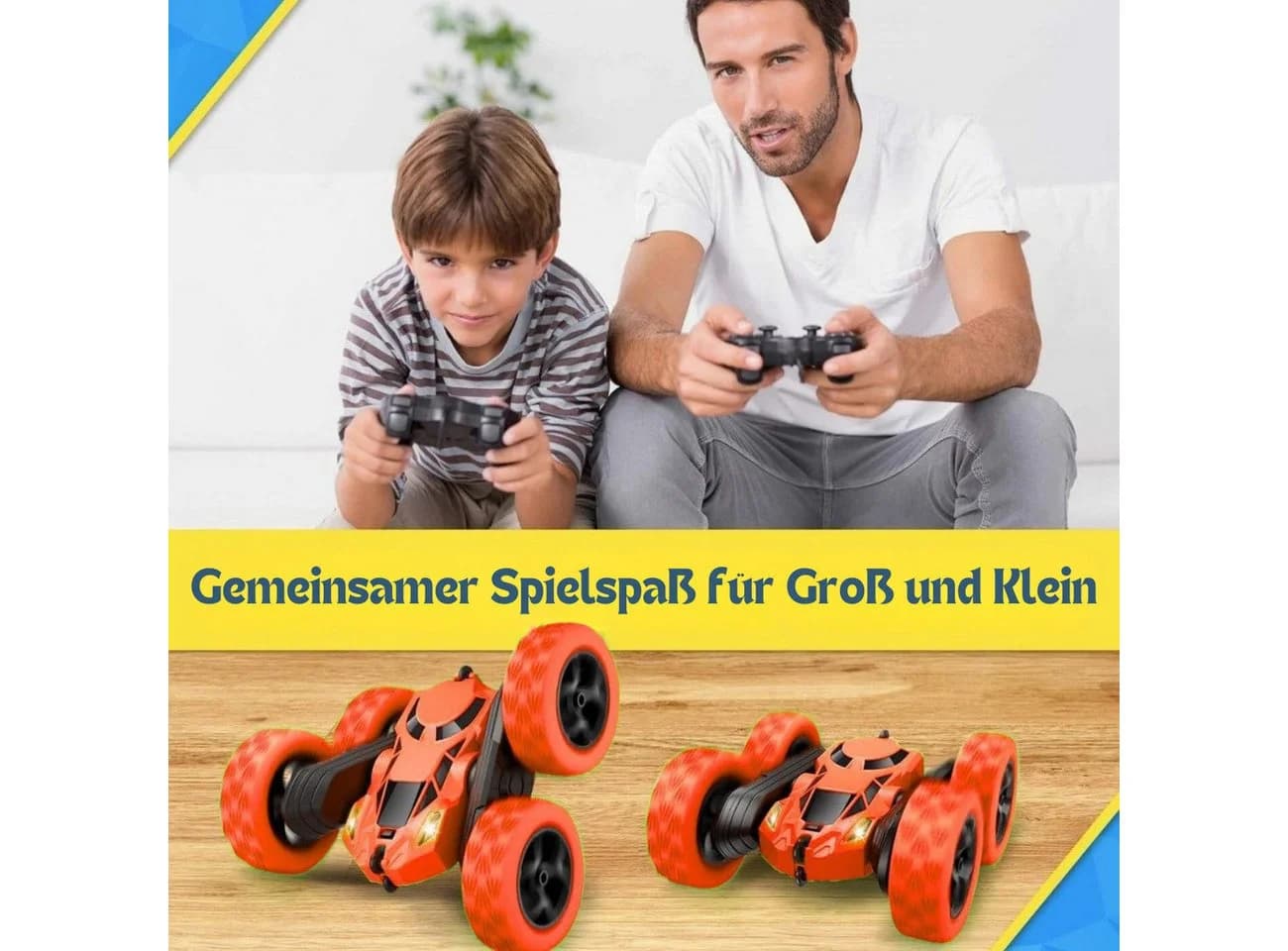 Diyarts RC-Auto Stuntauto 360°-Action LED-Lichter 60 Min. Spielspaß - Bild 5