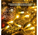 Ollny LED-Lichterkette 100-flammig USB-betrieben 11 Leuchtmodi Dimmbar Timer-Funktion Bild 1