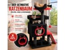 Diyarts Katzenkratzbaum Spooky Castle 111cm Gothic Design mit Höhle Bild 1