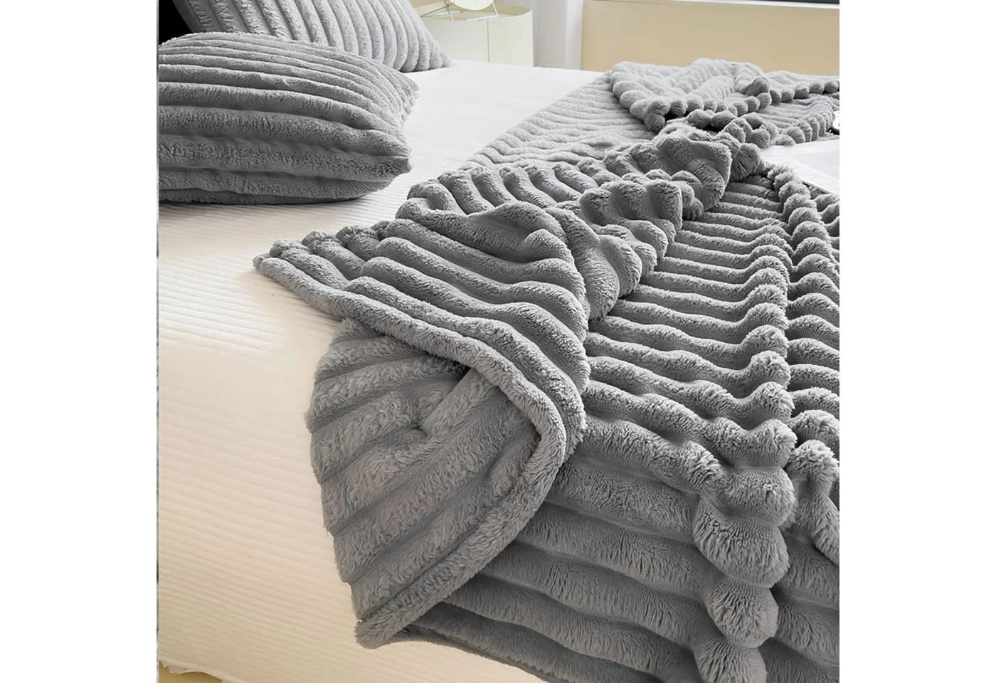 KEAYOO Fleecedecke Warm Sofadecke 150x200cm Mikrofaser - Bild 3