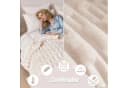 KEAYOO Wohndecke MT09 Sherpa Fleece Kuscheldecke Beige Bild 3