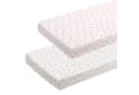 KEAYOO Spannbettlaken CL 2er Set Musselin Rosa für Baby Stubenwagen und Kinderbett Bild 2