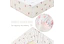 KEAYOO Spannbettlaken CL 2er Set Musselin Rosa für Baby Stubenwagen und Kinderbett Bild 3