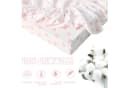 KEAYOO Spannbettlaken CL 2er Set Musselin Rosa für Baby Stubenwagen und Kinderbett Bild 4