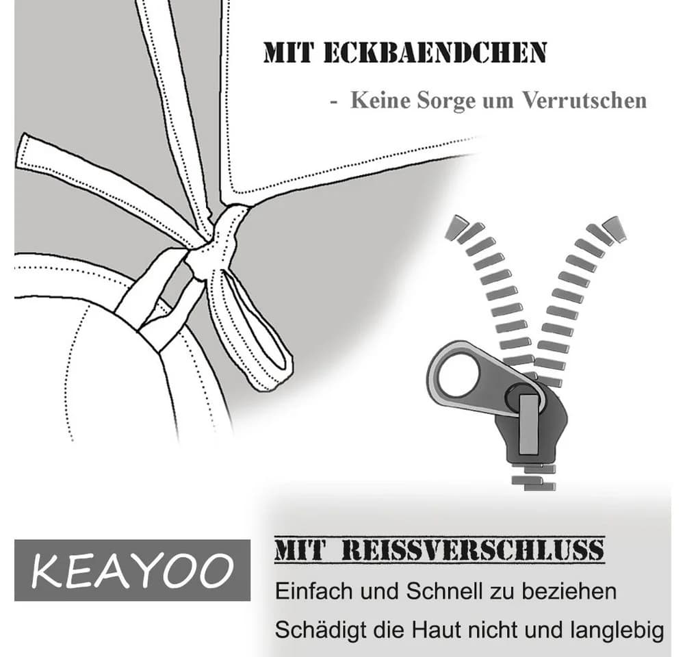 KEAYOO Kinderbettwäsche QWKL 100% Baumwolle 2-teilig Dino - Bild 5