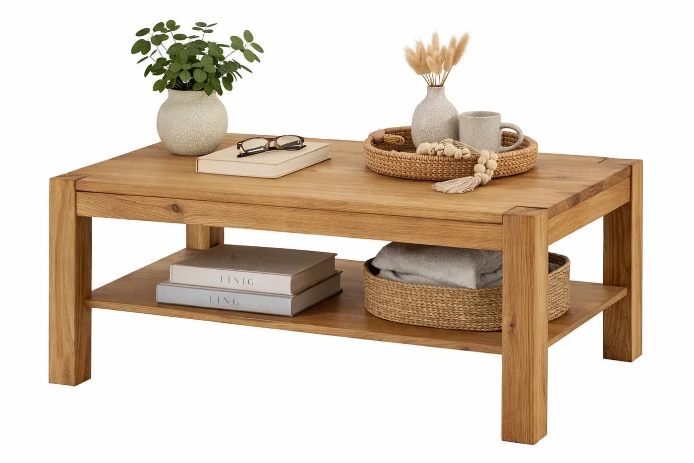bv-vertrieb Couchtisch Wildeiche Massivholz - Bild 2