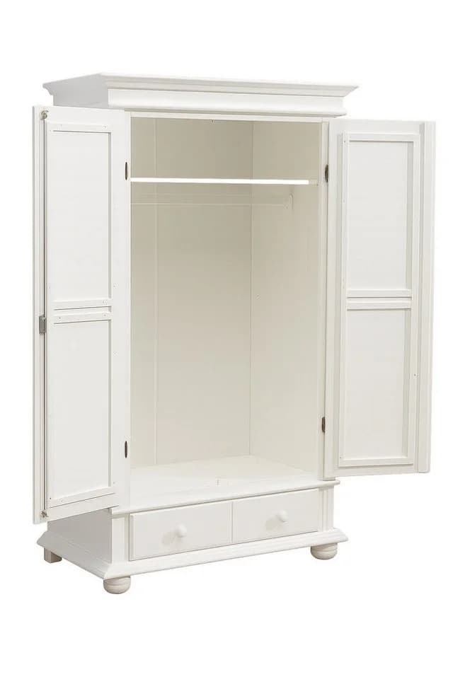 bv-vertrieb Mehrzweckschrank Kleiderschrank Fichte Weiß - Bild 3