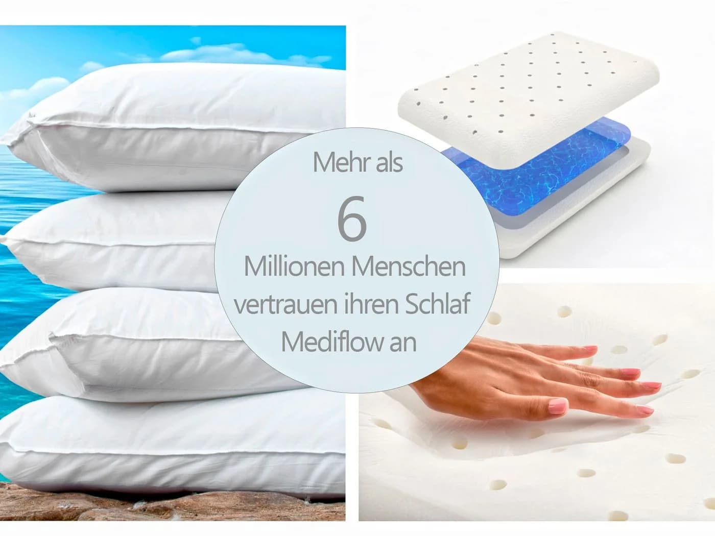Mediflow Wasserkissen Original Visco-Gelschaum-Wasserkissen - Bild 3