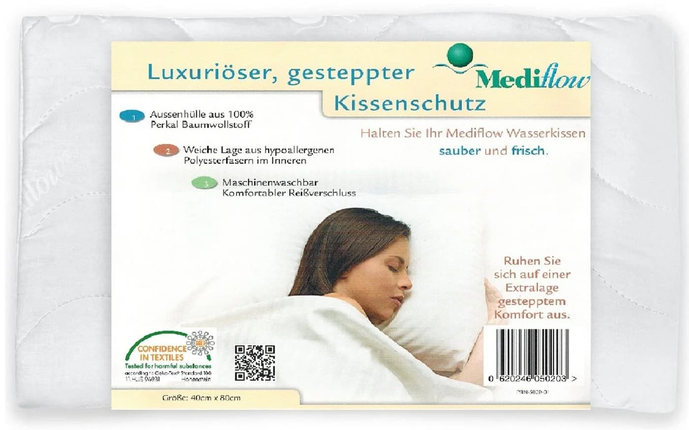OBB Mediflow Wasserkissen stufenlos regulierbar für Seitenschläfer und Rückenschläfer - Bild 4
