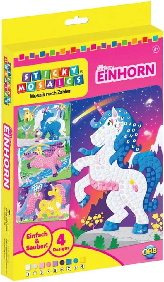 Sticky Mosaics Kreativset Glitzer Einhorn - Bild 2