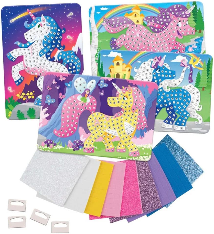 Sticky Mosaics Kreativset Glitzer Einhorn - Bild 4