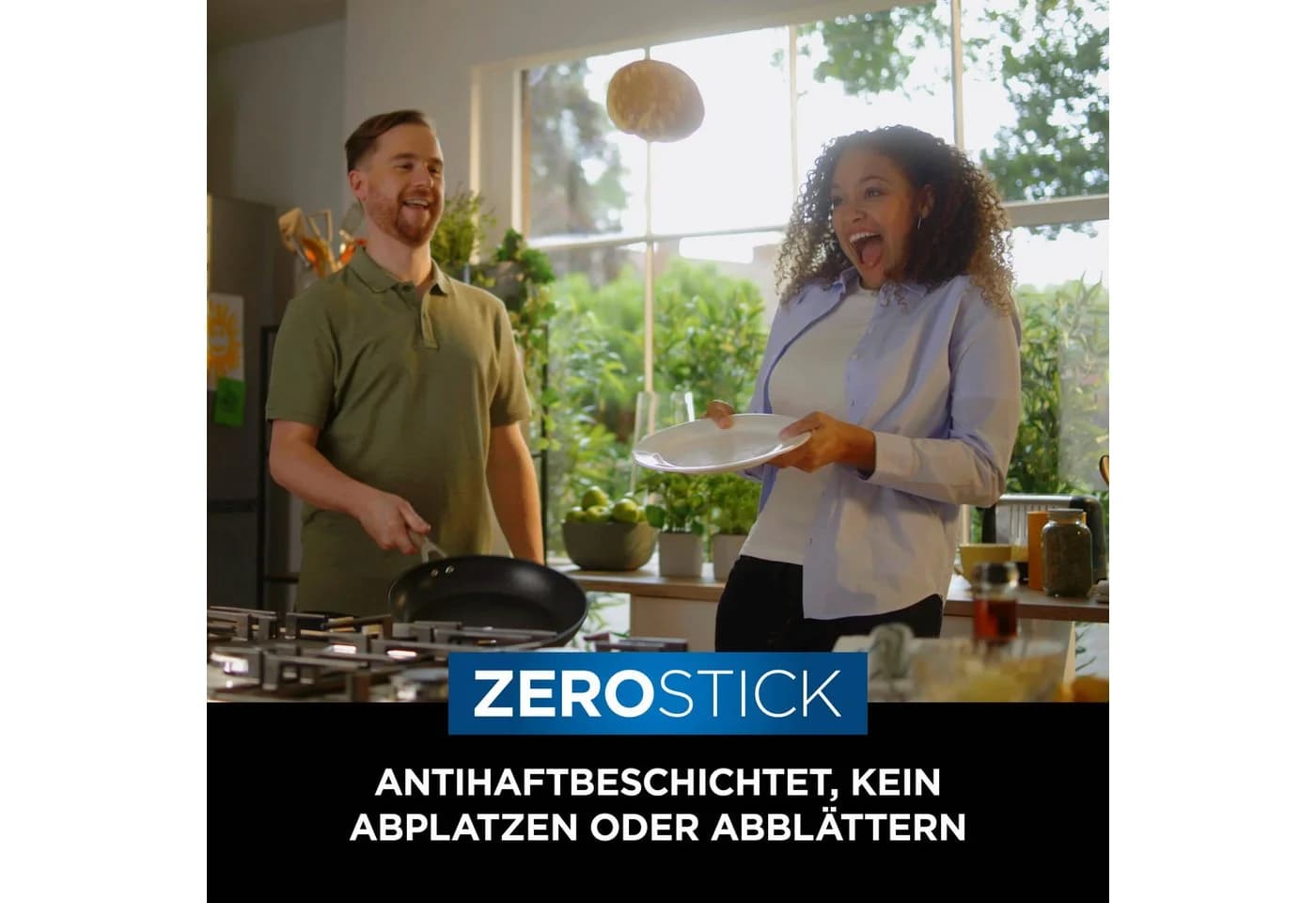 Ninja ZEROSTICK Premium Bratpfanne 24 cm Grau Antihaftbeschichtung - Bild 5
