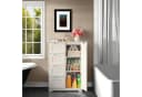 Bealife Badkommode Badezimmerschrank 4 Türen Weiß Bild 3